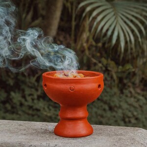 Copalera México Incense White Copal Resin Burner Meditation Accessories Barro Incense Holder Rituals Palo Santo Energy Cleanse Ceremonial image 3