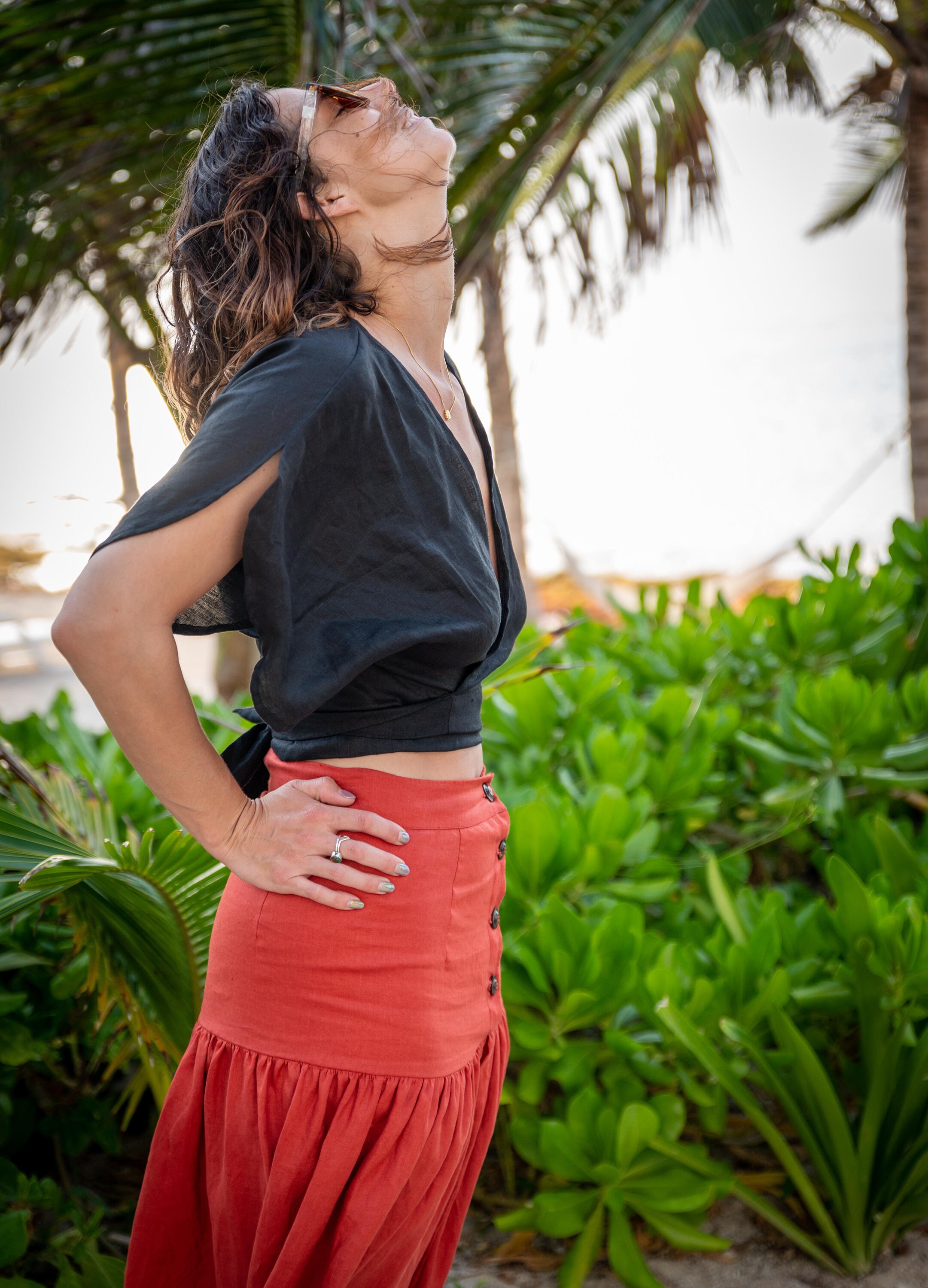 Tulum Linen Shirt Dress