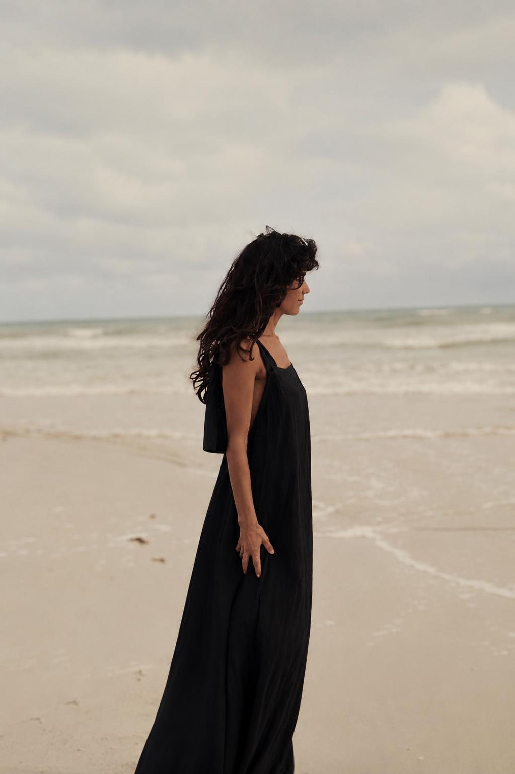 flowy maxi dress beach wedding guest tulum no bright colors Beach Cotton Dress Long Tulum Dress Low Back Maxi Dress Beach Cover-up Tulum Clothing Open Back Dress Halter Maxi Flowy Dress Boho Wedding