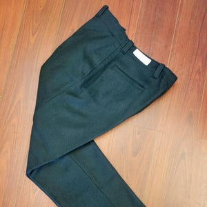 Deadstock 1950s/60s flannel trousers, 38x32