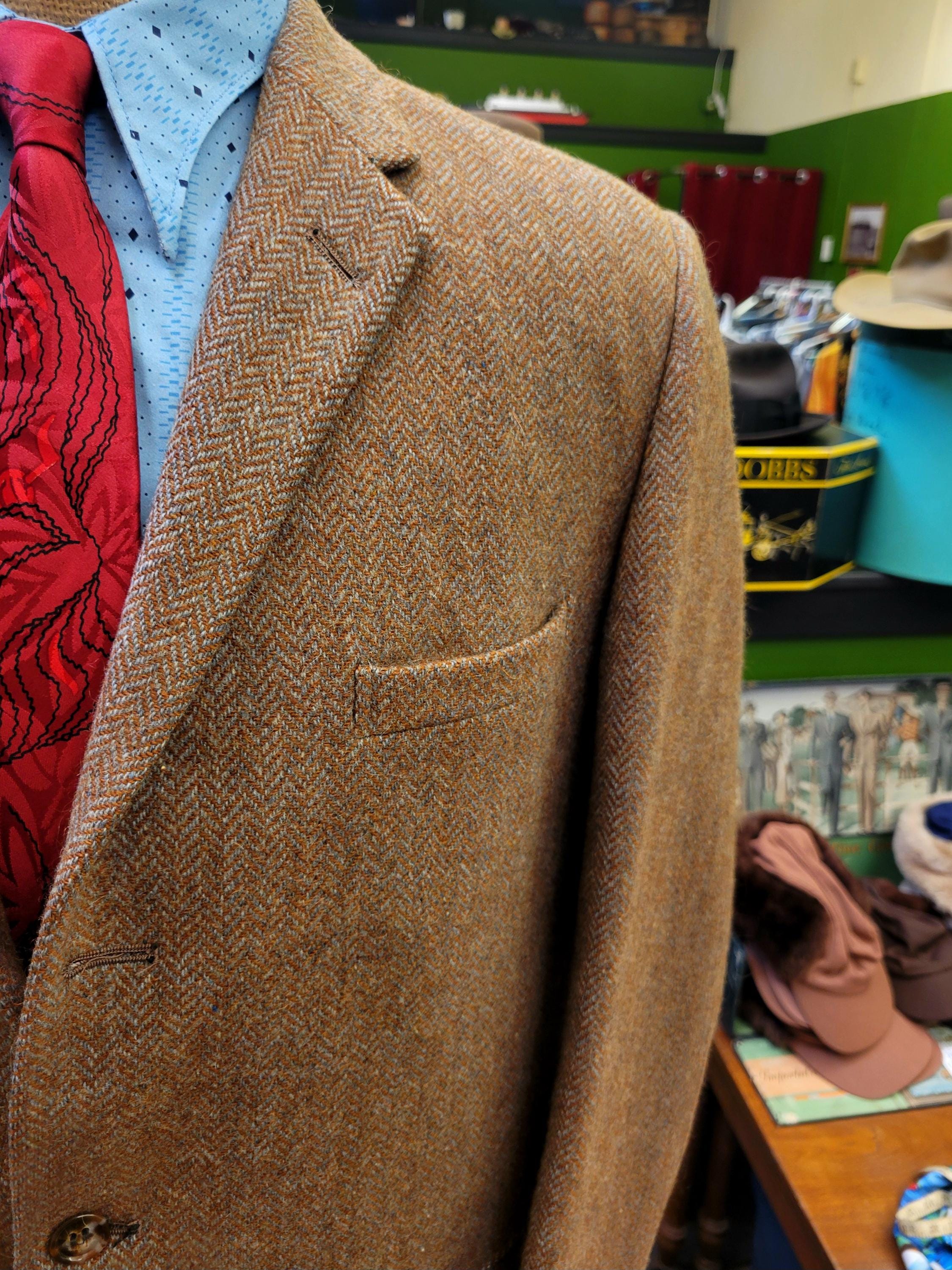 Herringbone Jacket S - Etsy