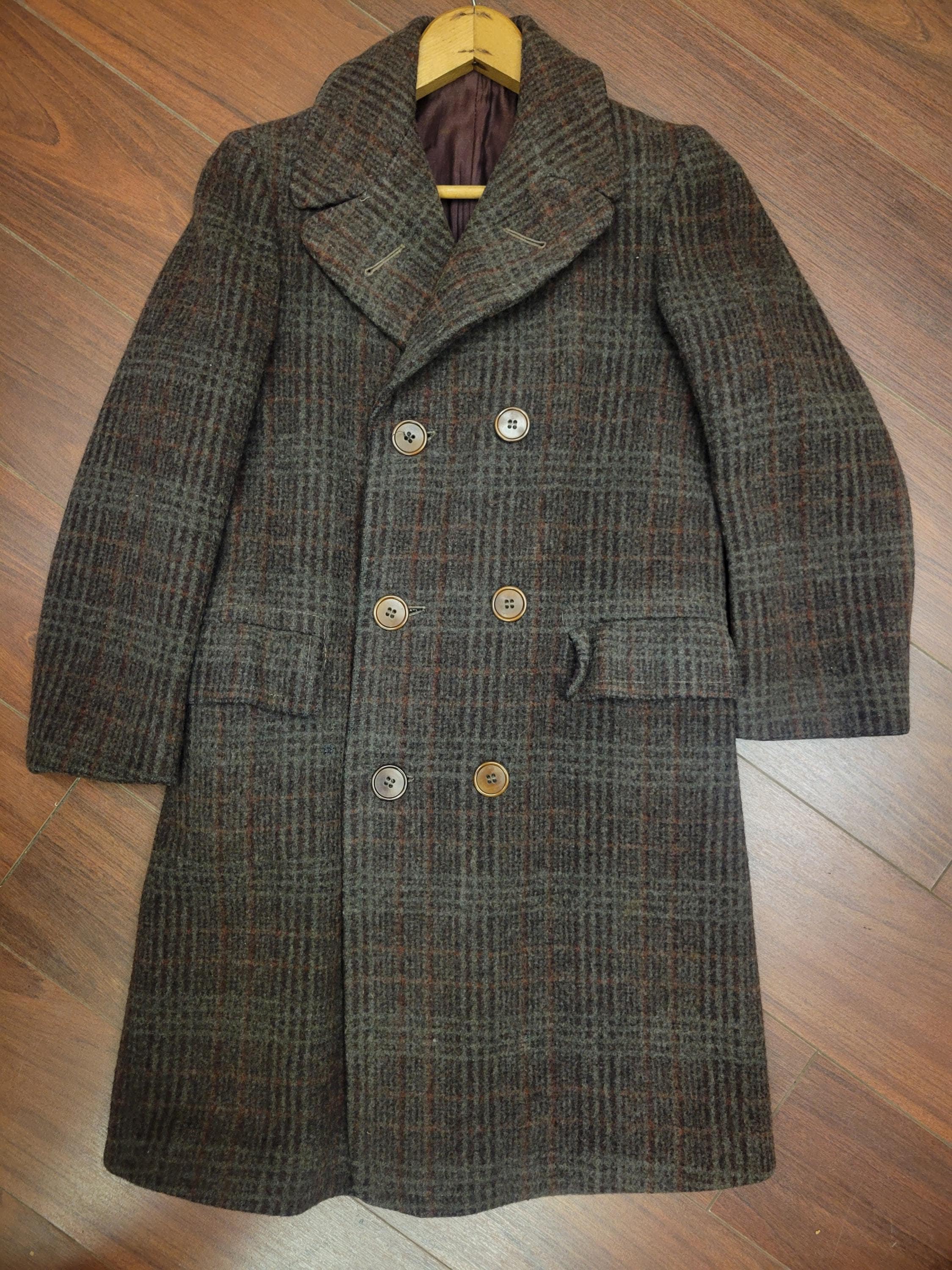 1930s ロングコート　ウール　スペシャルヴィンテージ 9cbe656661782b3ab41ffc7f793e99