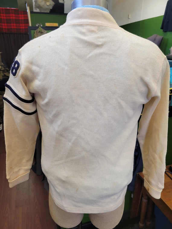 Rough 1940s/50s varsity cardigan, 40R - image 7