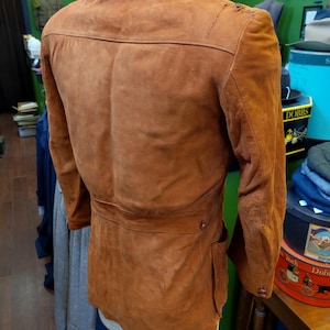 Men's Vintage 1950's Suede Jacket - Etsy
