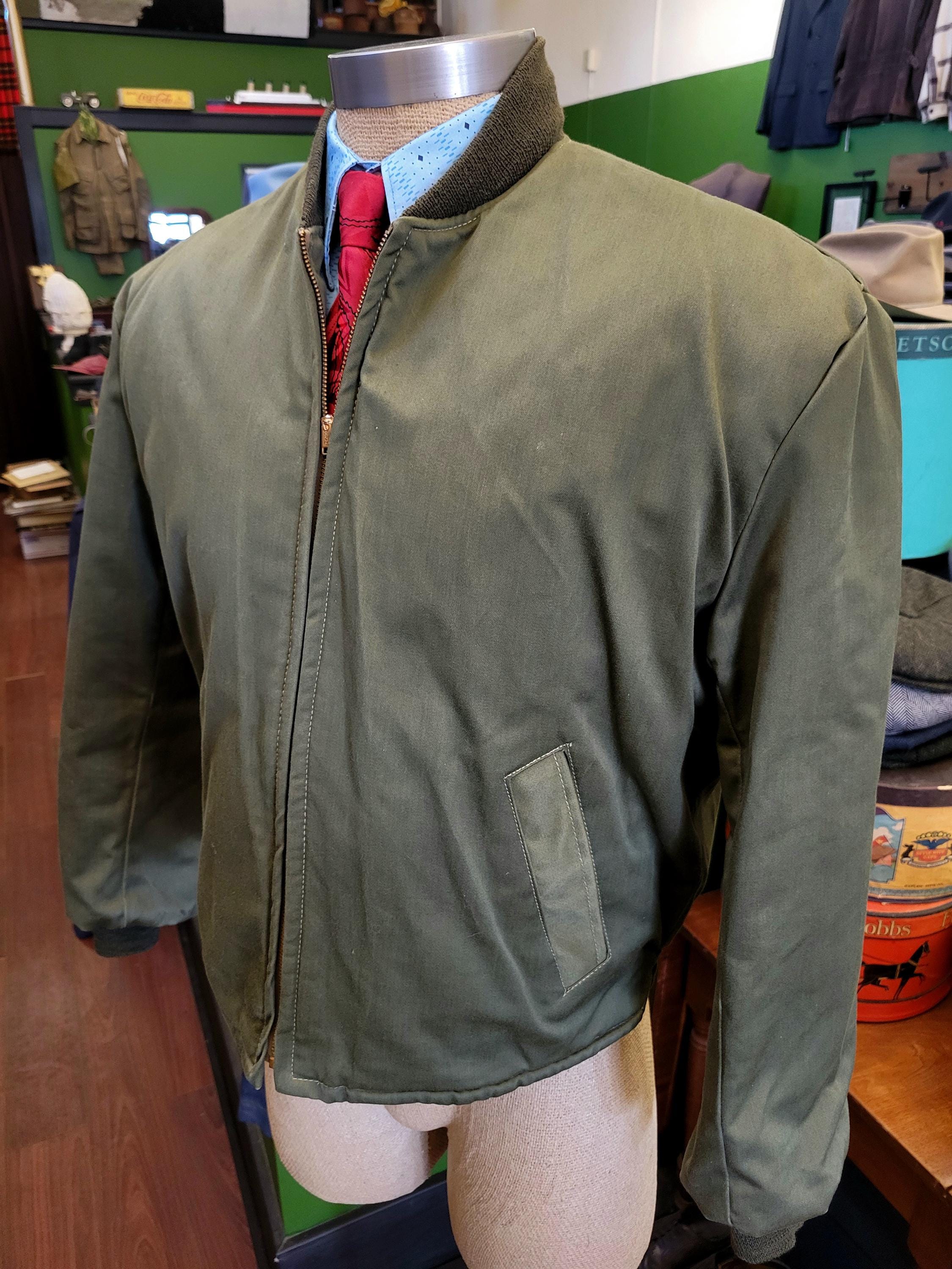 50's Style Mens Leather Jacket - Etsy