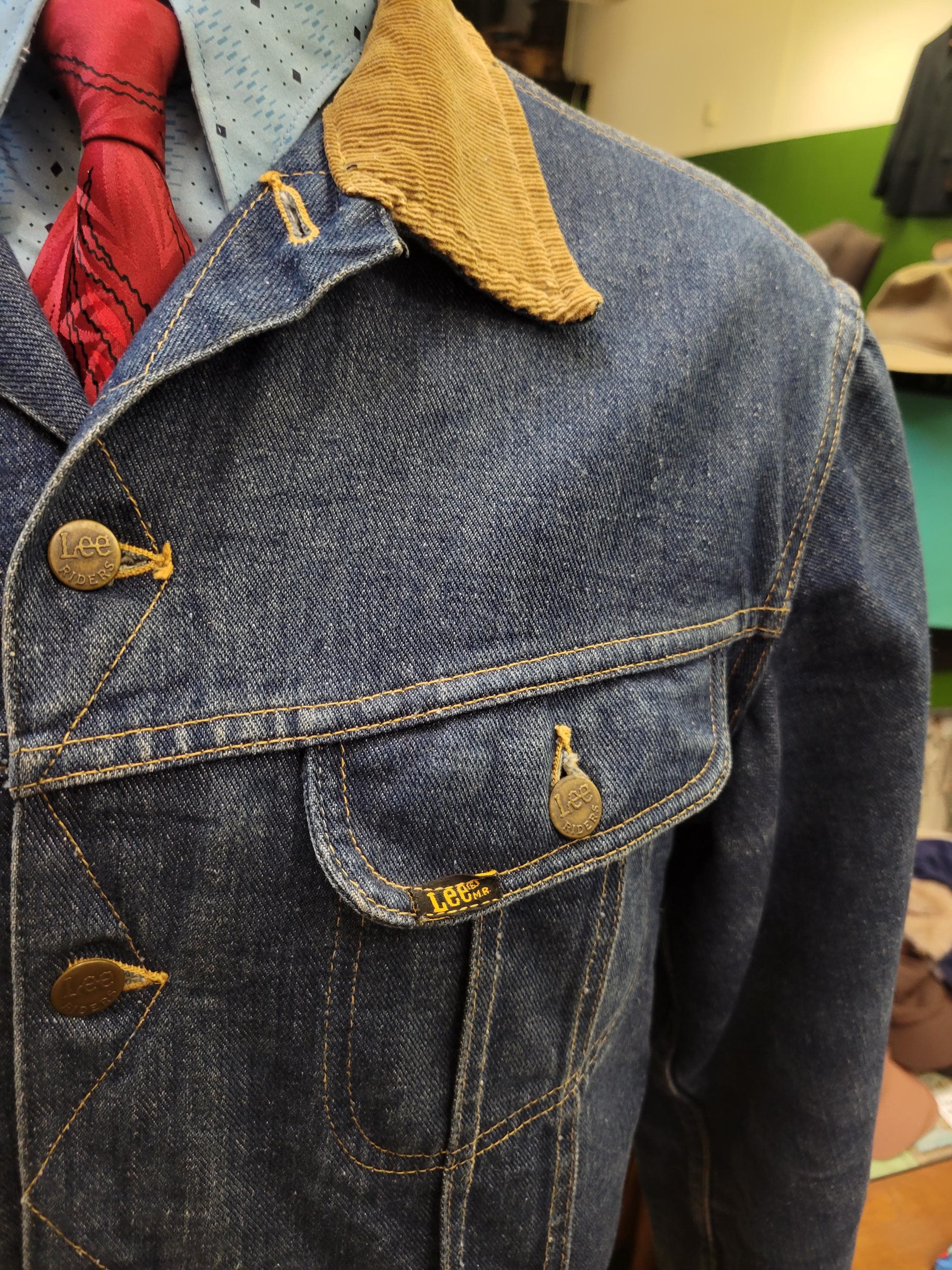 Lee RIDERS 70s JACKET 白タグ 50's~ Lee RIDERS リー 101-J デニムジャケット 三角赤タグ 名作