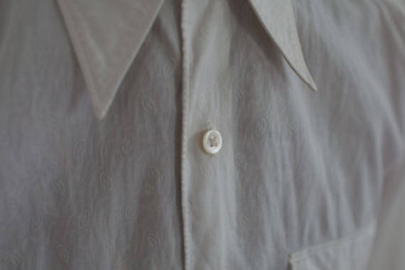 Amazing 1930s brocade dress shirt