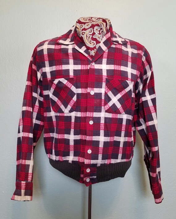 1950s plaid Ricky jacket