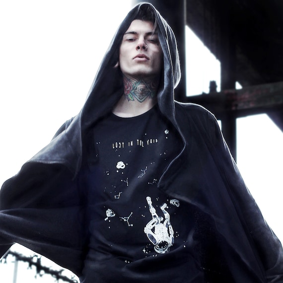 Lost in the Void Long Sleeve Tee - an Oversized, Long-sleeve