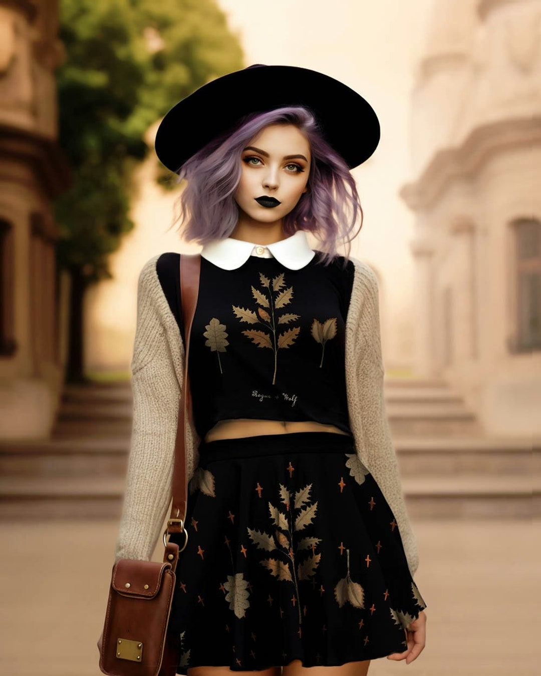 Autumn Memoir Autumn Skater Dress Autumn Leaves Dress Canada