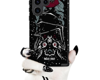 Vampire Bat Tough Phone Case for Samsung - Witchy Goth Anti-scratch Shockproof Case Cover