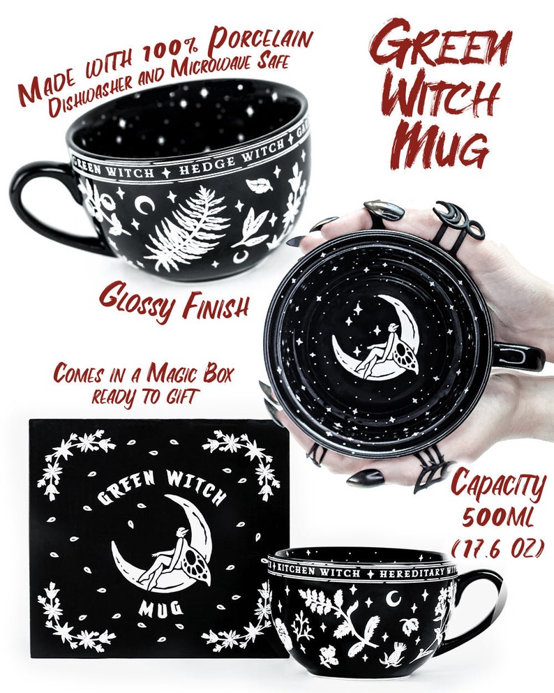 Green Witch Mug image 6