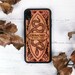 Grimoire - Engraved Cherry Wood Phone Case for iPhone 6+ / 7+ / 8+ / X / XS and Galaxy S9 / / S8 by Rogue + Wolf