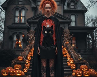 The All-Seeing Tee Dress - Gothic Style Halloween Witchy Alt Unisex T-shirt Dark Academia Pagan Grunge