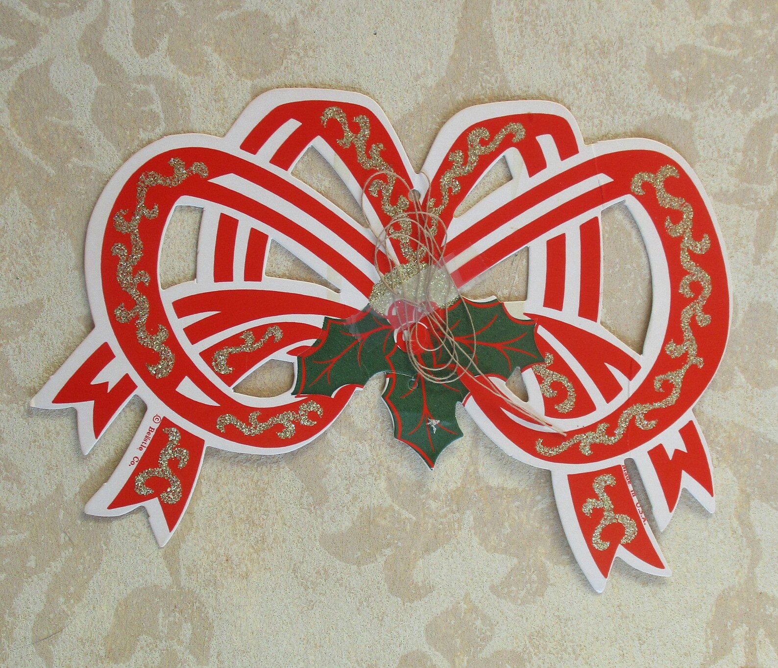 Vintage Christmas Cutouts Three Beistle Cardboard Etsy