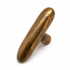 Handmade solid brass handle – Designer door handle – Handcrafted cabinet knob – High-end decoration