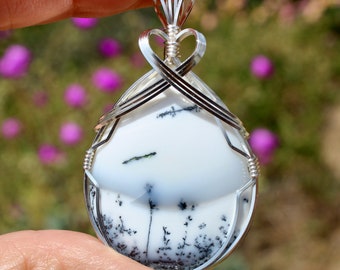 40X27X6 mm Loose Gemstone B-132 Dendrite Opal Pendant Dendrite Opal Macrame Pendant Gemstone Pendant Oval Shape 51.00 Ct