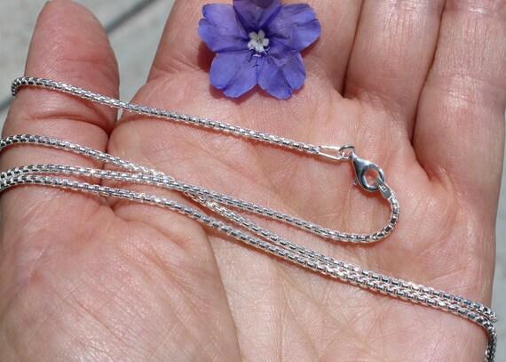 22in sterling sale silver chain