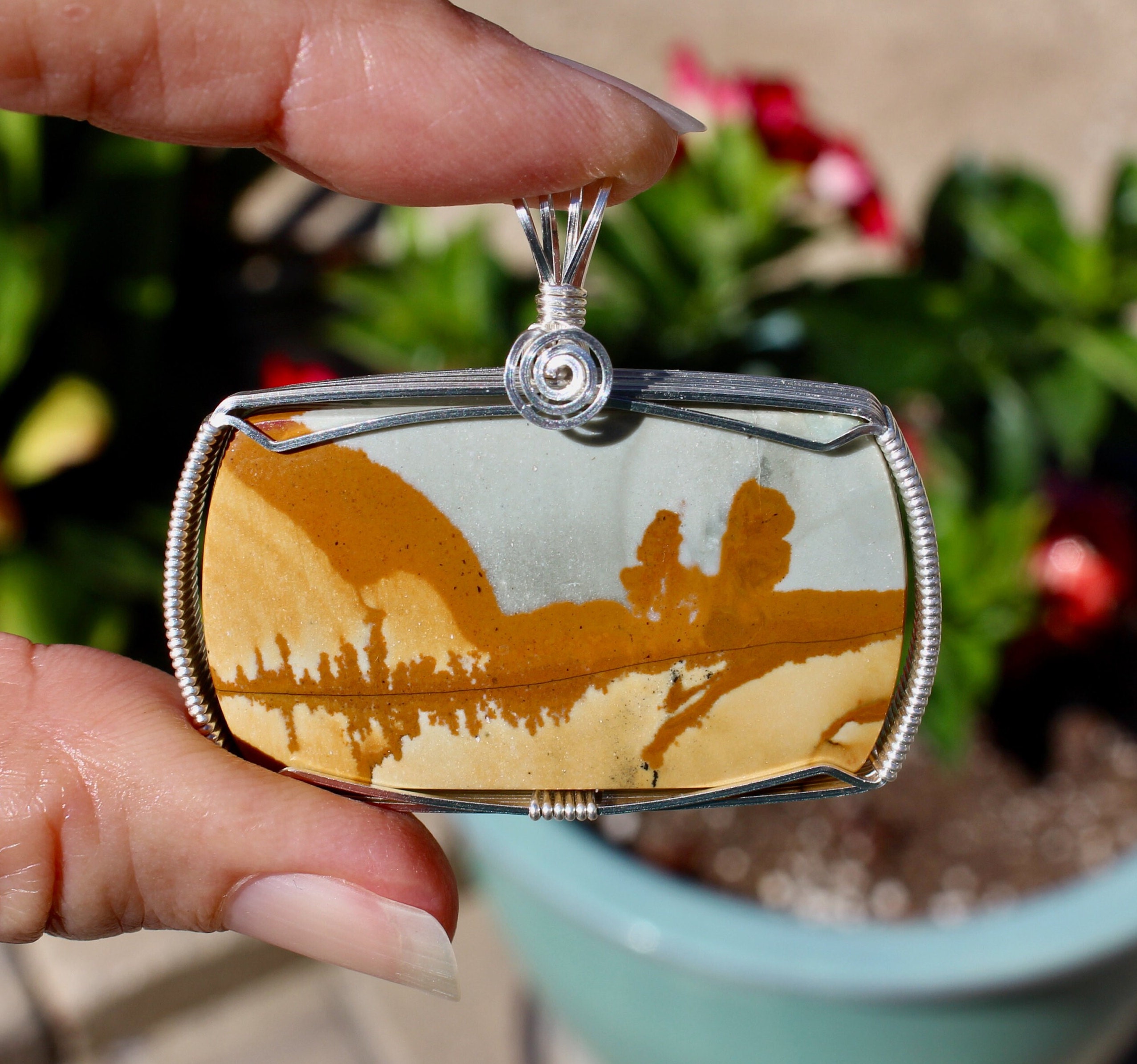 Jasper pendant sale