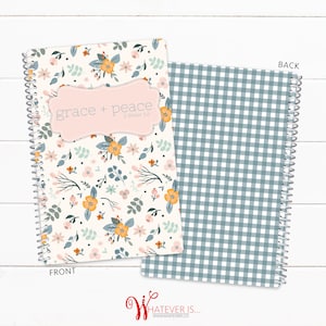 Grace and Peace | 52 Week Sermon Notes Book | Youth Girls Church Notes ...