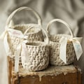Personalised flower girl basket