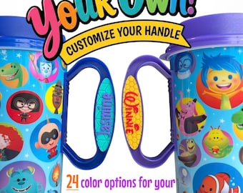 Customizable Magnetic Insert for Handle on Refillable Resort Mug