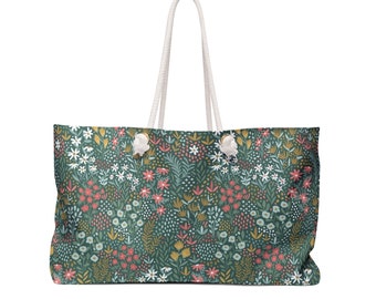 Late Summer Garden Weekender Bag