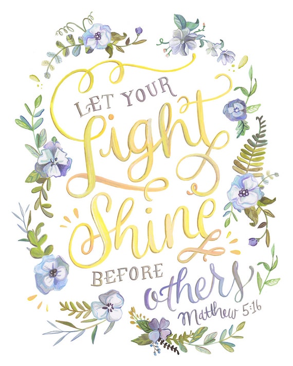 let your light shine 