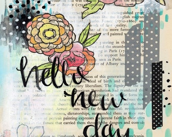 Hello New Day Print