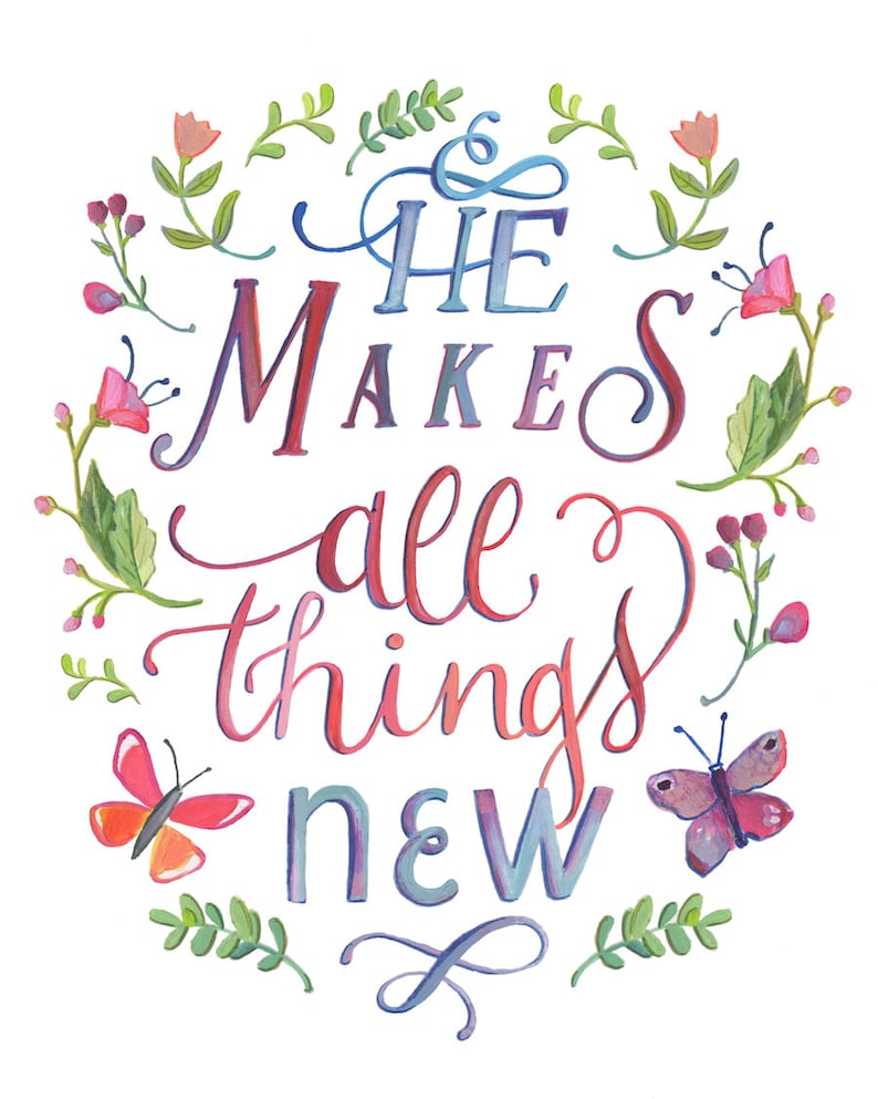 Image result for he makes all things new