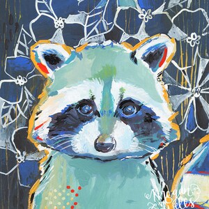 Mr. Raccoon - Art Print - Day 247 of Makewells365