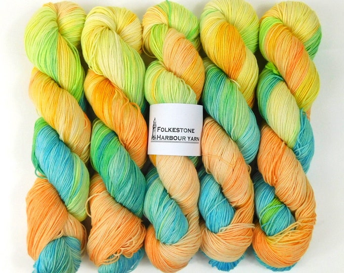 1000 Ships    Variegated Sock Merino Blend Wool Yarn