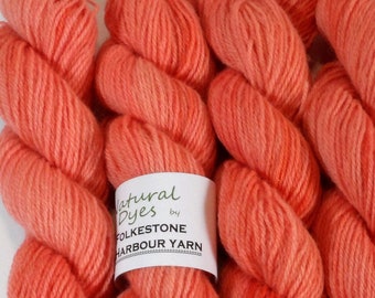 Madder Blush Pink on Romney DK Wool 50g #53