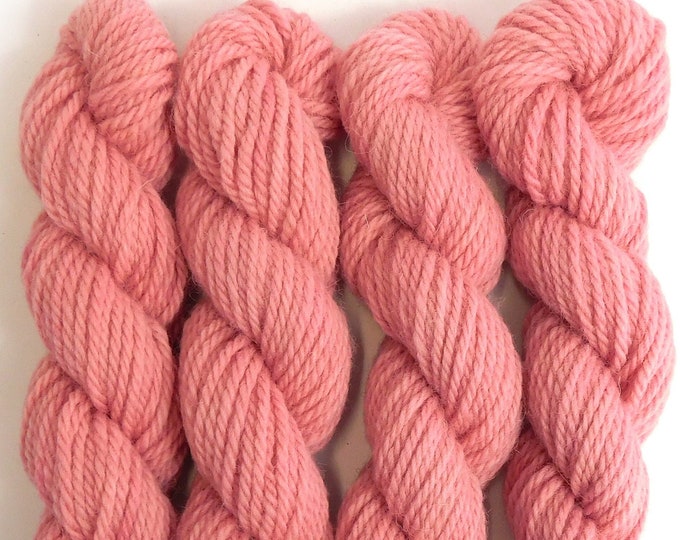 Pastel Pink Lac Corriedale Chunky Yarn 50g