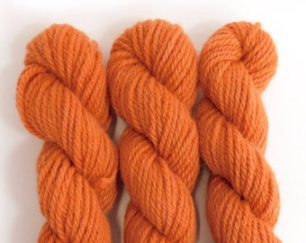 Madder Orange Cheviot Chunky Yarn 50g