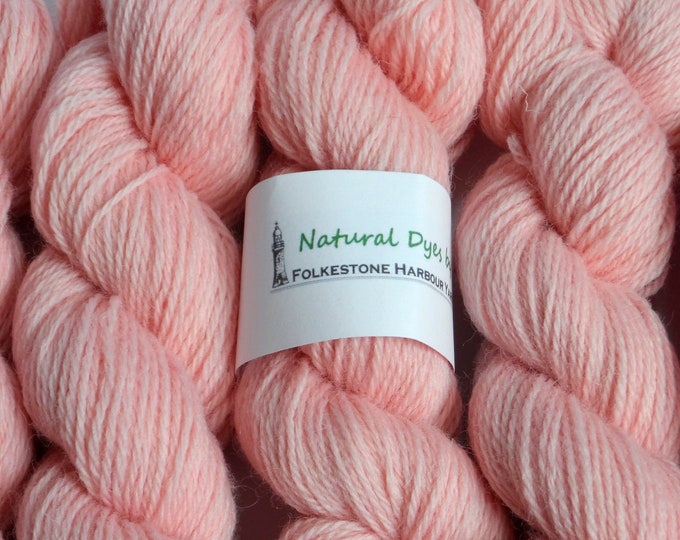 Baby Pink Cochineal DK Romney 50g