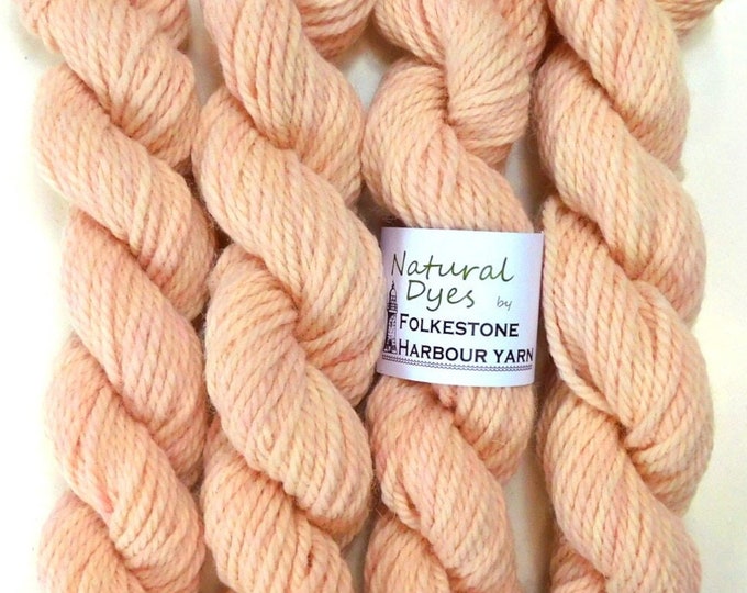 Hint of Pink Cochineal Cheviot Chunky Yarn 50g