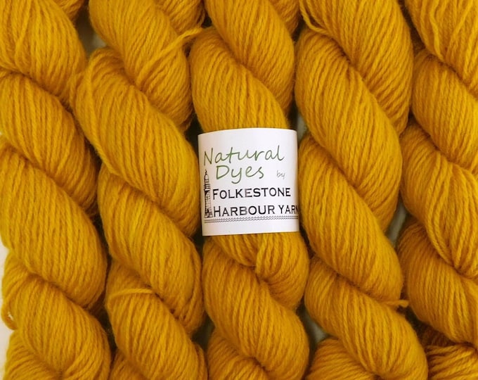 Weld & Turmeric Bright Yellow    DK Romney 50g