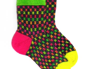Hi Vis Sock Knitting Pattern PDF  Instant Download