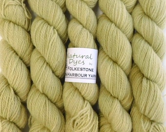Fresh Green Mugwort  Kent Romney Sock  Fingering 50g 175m