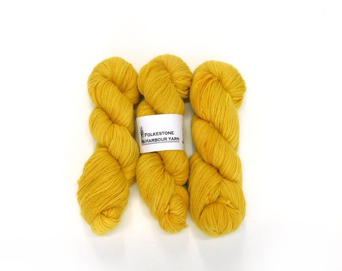 Jarman Yellow Kent Romney DK Weight Yarn 100g Skein