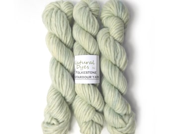 Indigo Pastel Blue #24 Super Chunky Corriedale Yarn 50g