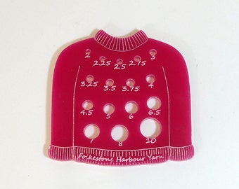 Sweater Jumper Knitting Needle Gauge  Metric   Fuchsia Pink