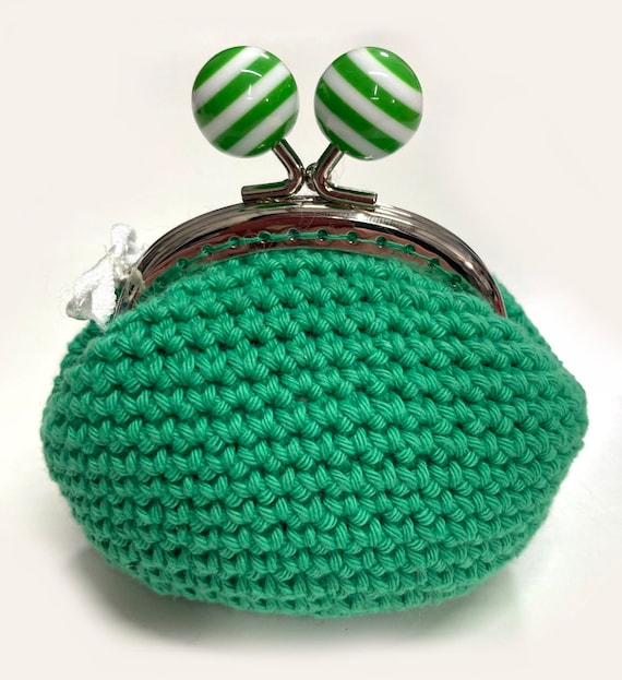 Kiss Clasp Crochet Purse Kit Colour Options Available