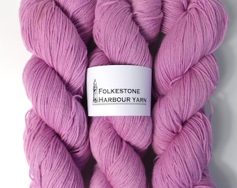 Lilac Purple Merino Blend Sock Wool Yarn 29