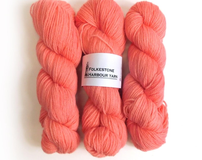 Sandgate Pink Sport Light DK Weight Yarn 100g Skein