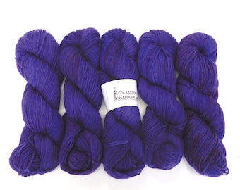 Canterbury Purple Kent Romney DK Weight Yarn 100g Skein