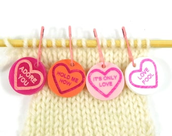 Retro Sweets    Pink Stitch Marker sets