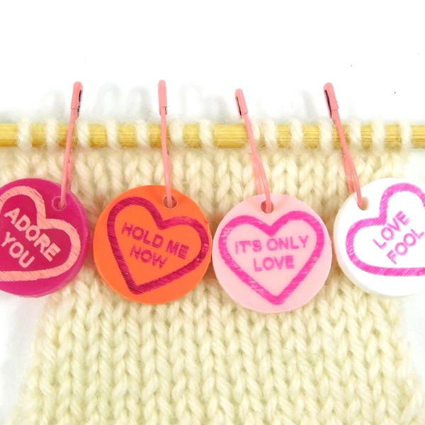 Retro Sweets    Pink Stitch Marker sets