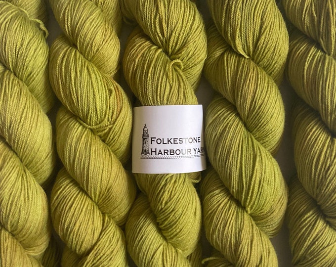 Absinthe Green Merino Blend Sock Wool Yarn #19